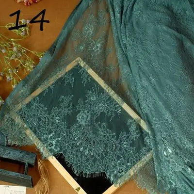 3METER Izvrsna čipka za trepavice 150 cm Bijela čipkasta tkanina Veleprodaja cijena vjenčanica seksi donje rublje DIY Odjeća pribor