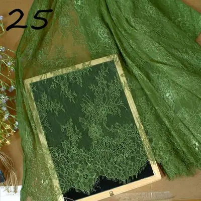 3Meter Exquisite Eyelash Lace 150CM White Lace Fabric Wholesale Prices Wedding Dress Sexy Lingerie DIY Clothes Accessory
