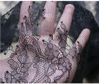 3M long eyelash lace trim traditional wedding lace fabric white red violet Table Cloth DIY Crafts