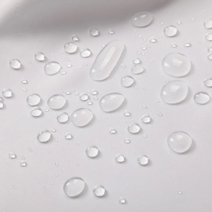 Tende da doccia bianche Tende da bagno spesse e solide impermeabili per vasca da bagno Vasca da bagno ampia copertura da bagno 12 ganci rideau de bain