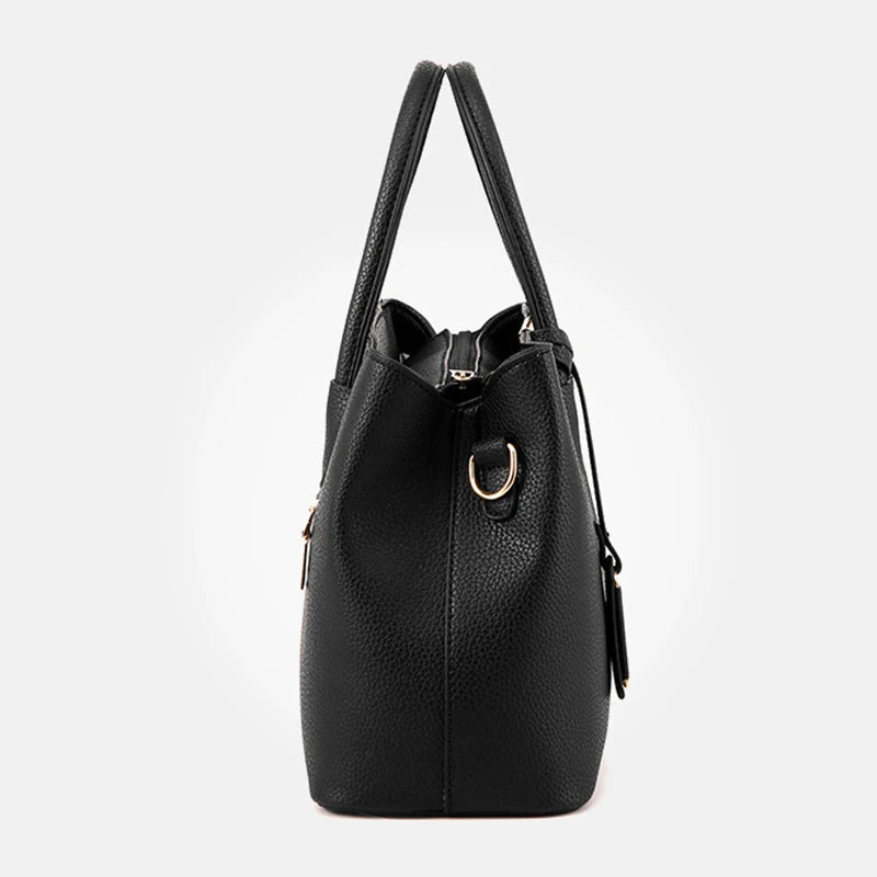 Žene pu kožne torbice dame velike torbe za torbe ženke kvadratne torbe za rame bolsas femininas sac novih modnih crossbody torbica