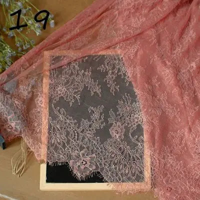 3Meter Exquisite Eyelash Lace 150CM White Lace Fabric Wholesale Prices Wedding Dress Sexy Lingerie DIY Clothes Accessory
