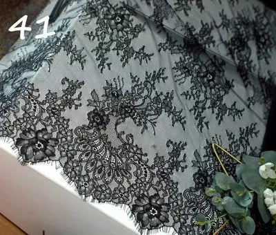 3Meter Exquisite Eyelash Lace 150CM White Lace Fabric Wholesale Prices Wedding Dress Sexy Lingerie DIY Clothes Accessory