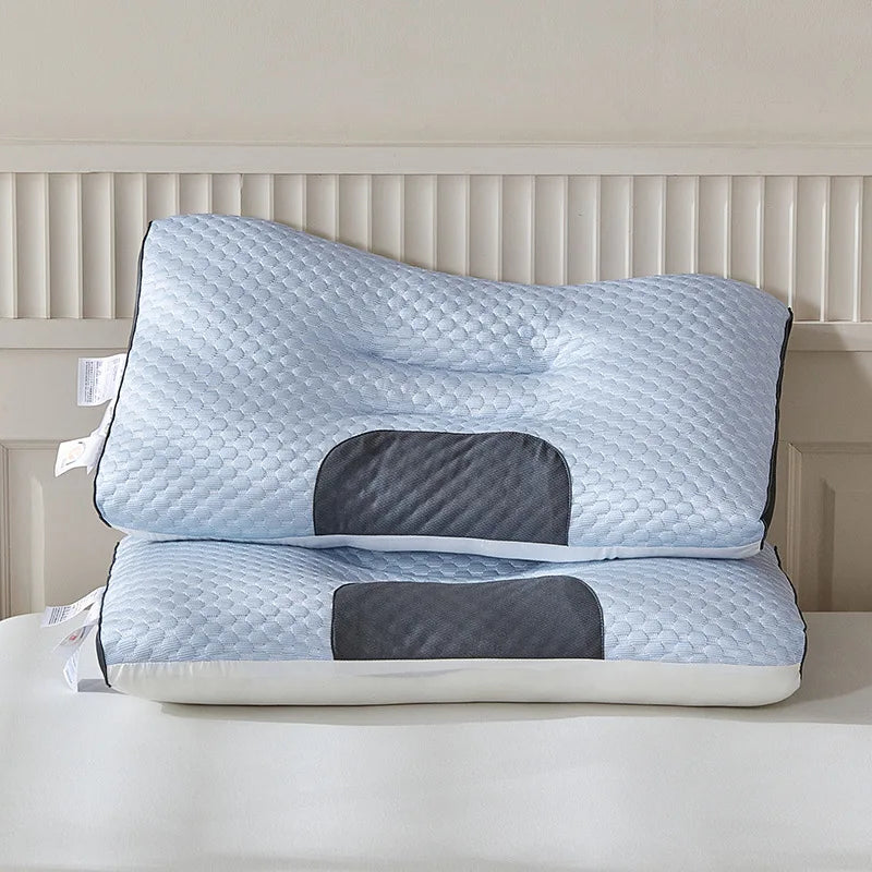 Summer Sleeping Pillows Neck Pillow Cervical Orthopedic Comfortable Side Sleeping Bedroom Bed Ergonomic Cooling Pillow Core New