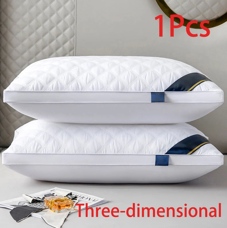 Pillow core protects the cervical vertebrae and helps sleep. Adult dormitory neck pillow for all four seasons