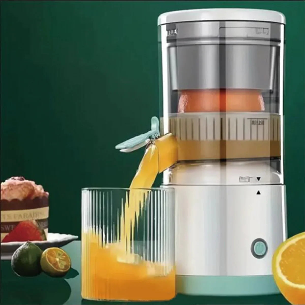 Nuovo estrattore di succo di frutta portatile per spremiagrumi domestico, spremuta elettrica ricaricabile tramite USB, produzione di succo elevata per arancia,
