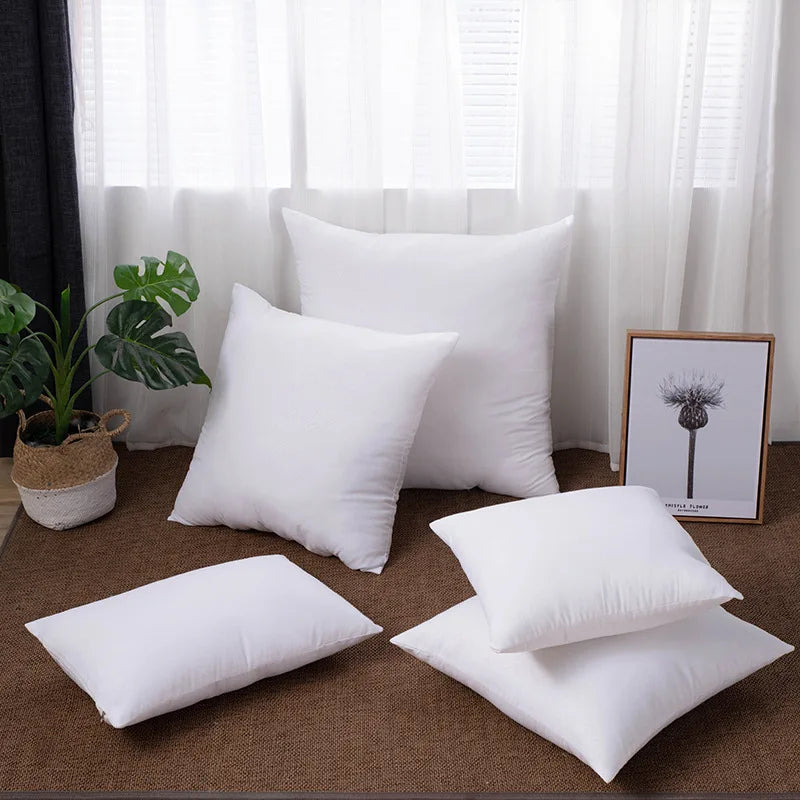 Bed Sleeping Pillow Cushion Inner Filling Insert White Decorative Body Back Pillow Core Interior Accessories for Sofa Car Office