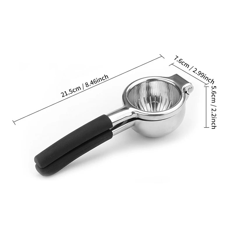 Stainless Steel Lemon Press Non Slip Citrus Juicer Press Hand Juicer perfect for squeezing orange pomegranate lime juice