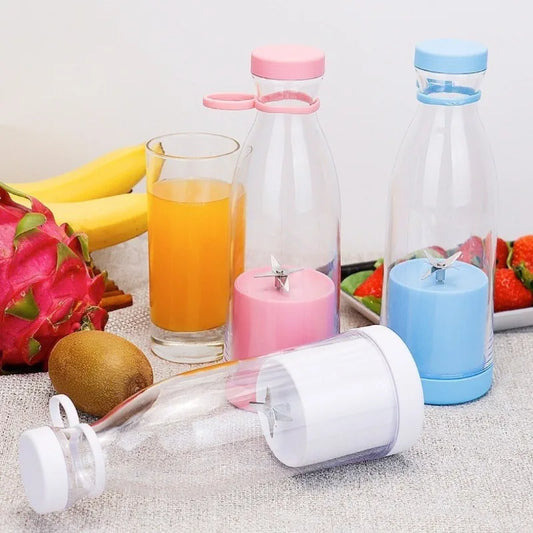 Electric Juicer Cup 6 Blades Blender Milkshake Machine USB Portable Fruit Milk Mixing Tool Mini Fresh Juice Blender Kitchen