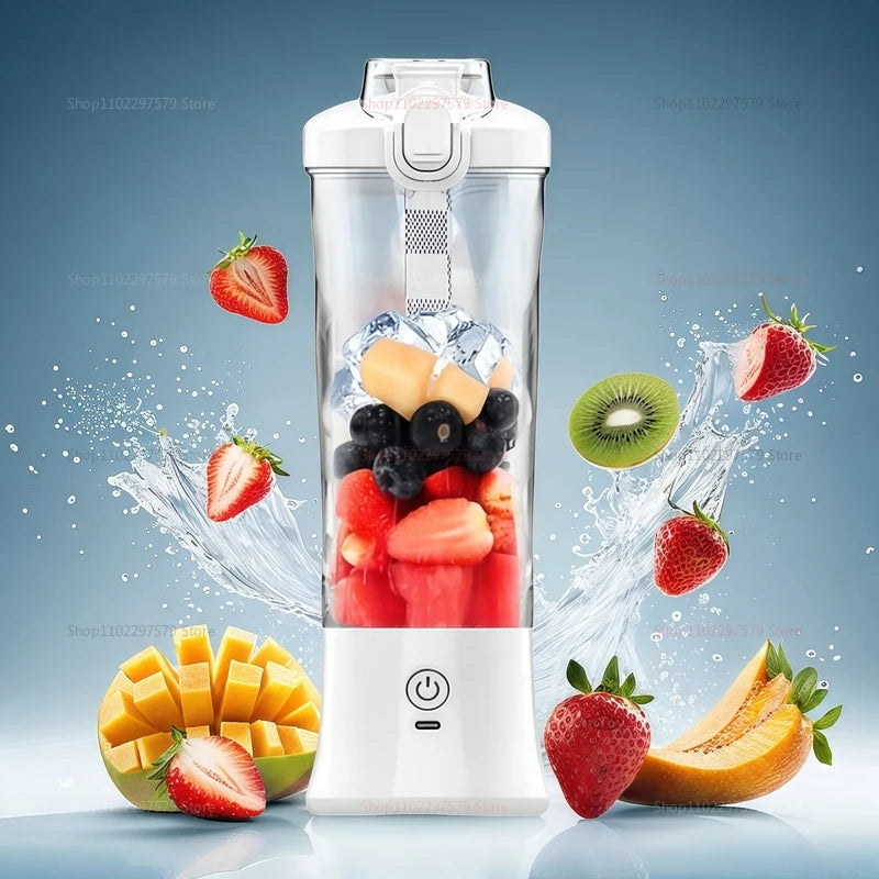 USB Household Rechargeable Electric Juicer 600ml Professional Portable Fruit Mixer Mini Mixer For Smoothie Smoothie Juice