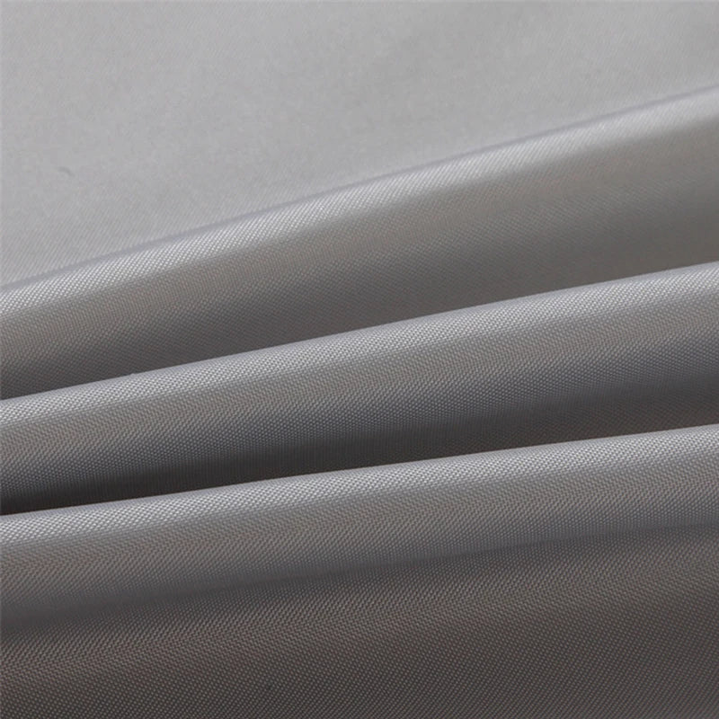 Gray Shower Curtains Thick Waterproof Fabric Bathroom Curtains Solid Color Bathtub Large Wide Bathing Cover with Hooks Products