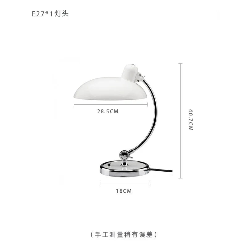 Danish Bauhaus Student Eye-protecting Reading Bedroom and Study Nordic Simple and Light Luxury Internet-famous Ins Bedside Lamp