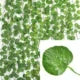 11/4.4M Artificial Plant Green Ivy Leaf Garland Fake Plant Creeper Hanging Vine Outdoor DIY Garden Wall Wedding Party Home Decor