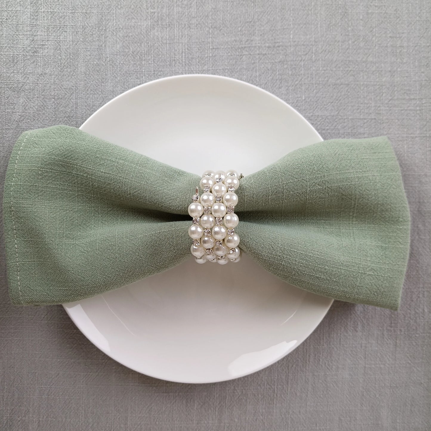 4PCS Table Napkins,40X40cm Cotton Linen Kitchen Tableware Towel,Soft Durable Cloth,Washable and Reusable Placemat