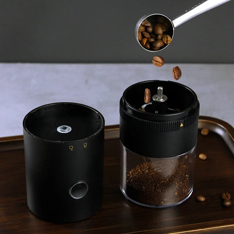 Neue Kaffeemühle TYP C USB Ladung Professionelle Keramik Schleifen Kern Kaffee Bohnen Mühle Neue Upgrade Tragbare Elektrische