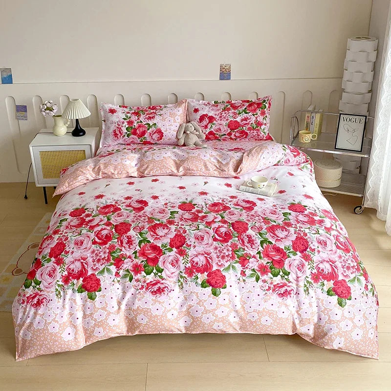 1pc Duvet cover Without Filler Aloe vera cotton synthetic fiber material,Soft Breathable And Comfortable Bedroom bedding