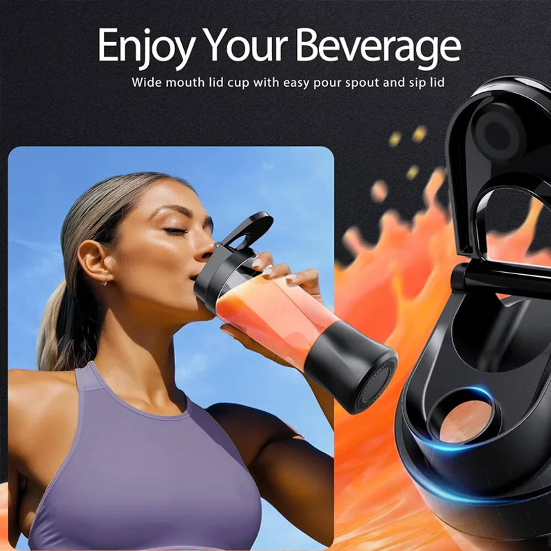 Bærbar elektrisk blender USB genopladelig mini juicer smoothie maker til hjemme rejse hurtig frugt mixer personlig juice blender