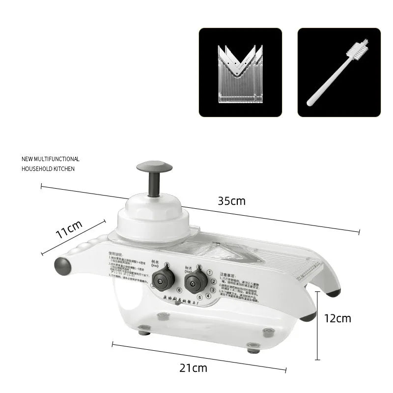 Handmatige snijmachine Multifunctionele groentesnijder Gadgets Handmatige keukenmachines Rasp Machineprocessor Snelle snijmachine Keukengereedschap
