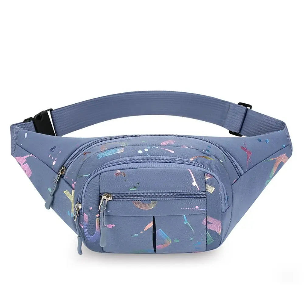 Fashion Hot Stamping Letters Outdoor Running Chest Bag Sport Waist Bags Multifunctional Women Waterproof Crossbody Shoulder Bags