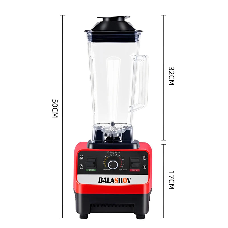 2000W Heavy Duty Commercial Blender Stacionární mixér kuchyňský robot ledové smoothies pro kuchyň Vysoký výkon odšťavňovač mixér BPA zdarma