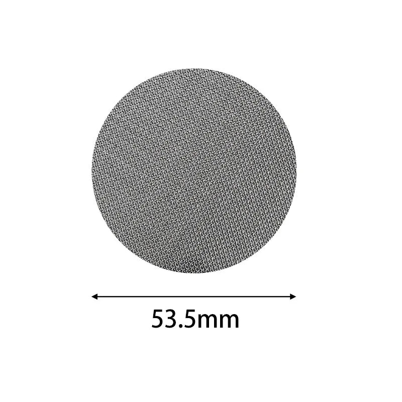 Espresso-Zubehör, Barista-Tuch-Kaffeefilter, wiederverwendbar, Edelstahlsieb, 0,2 mm, für 51/54/58 mm Halter, Siebträger-Set