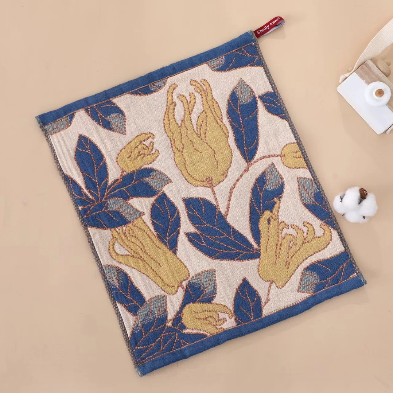 34x40cm Large Hand Towel Kitchen Towel 4Layer Cotton Gauze Pure Cotton Dish Cloth Quick Dry Decorative Tea Towel Home Restaurant