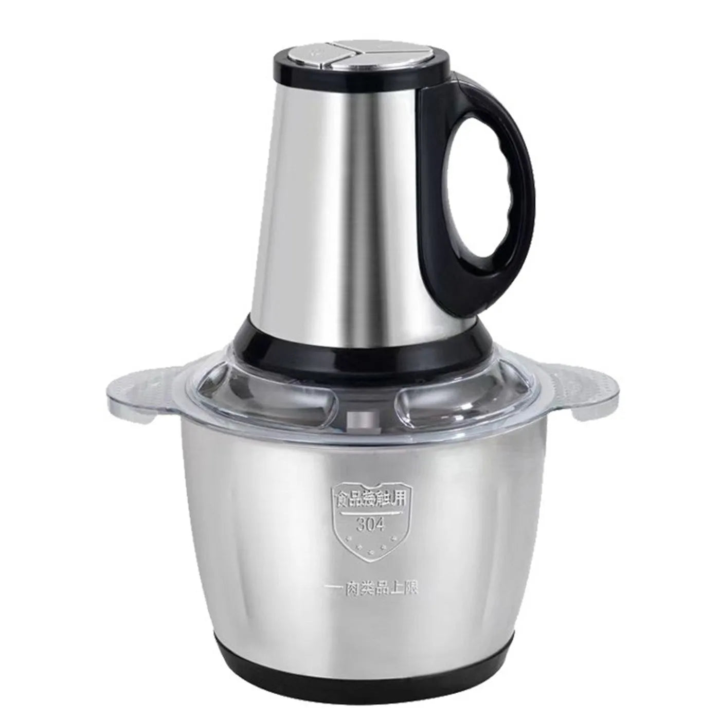220V EU Meat grinder electric stainless steel automatic Large Capacity high-power cutting household Food Processor Chopper