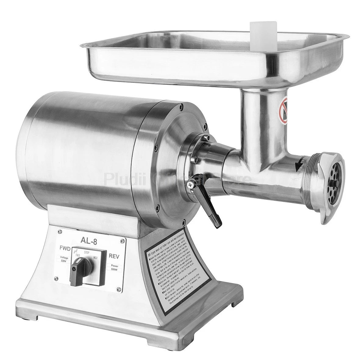 Stainless Steel Meat Grinder Machine 450W Commercial Home Use 150kg/H Sausage Stuffer Small Grinder For Restaurant Kitchen Home