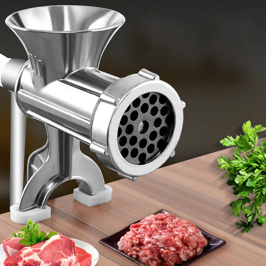 Household Aluminum Alloy Manual Sausage Meat Grinder Pepper Spice Mincer Hand Grinding Machine Kitchen Tool