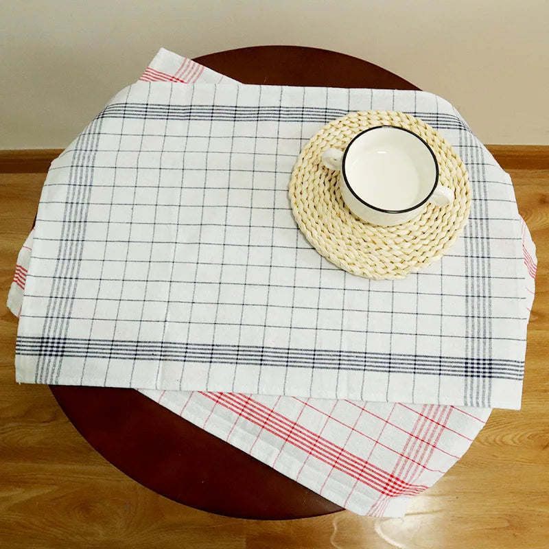 Nordic Style Cotton Linen Fabric Home Kitchen Cloth Napkin Meal Mat Tea Towel Kitchen Towel Restaurant Supplies Cloth Napkins