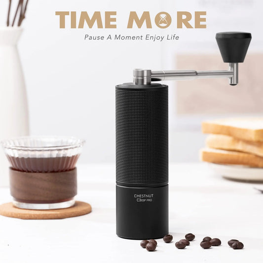 TIMEMORE Store Chestnut C3ESP PRO Manual Coffee Grinder Capacity 25g Hand Adjustable Steel Core Burr Send Cleaning Brush