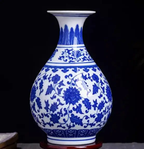 Jingdezhen keramična vaza vintage kitajske tradicionalne vaze domača vaza živali vaza fino gladko površinsko opremljanje člankov