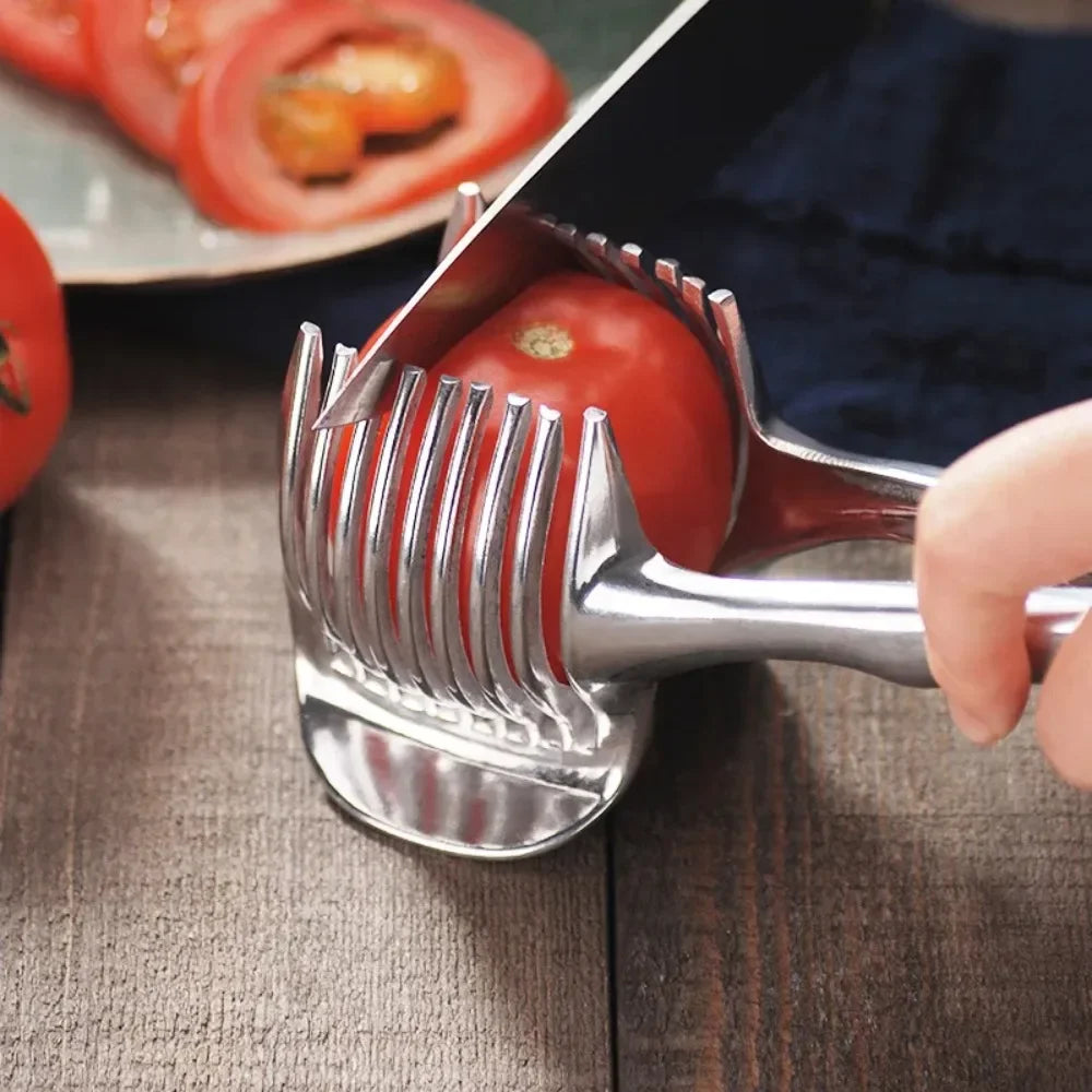 Kitchen Handheld Orange Lemon Slicer Tomato Cutting Clip Fruit Slicer Onion Slicer KitchenItem Cutter Accessorie