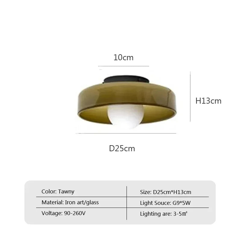 Nordic Glas Decke Licht Lichtquelle Vintage Wand Lampe Wohnkultur Für Eingangsbereich Flur Gang Wohnzimmer Schlafzimmer Leuchten