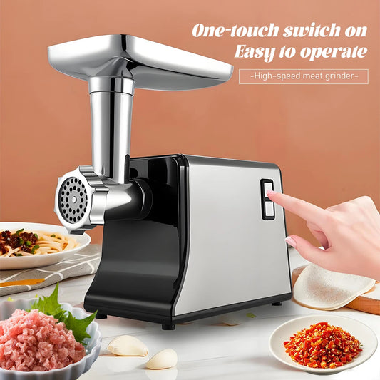 220V 110V Electric Meat Grinder Household Multifunctional Stainless Steel Food Grade Meat Grinder Meat Grinder Sausage Machine