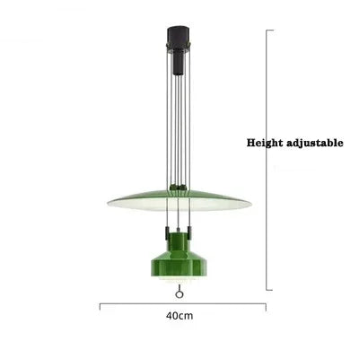 Nordic Italy Designer Modern Creative Living Room Pendant Lamp Retro Art Bedside Bedroom Study Adjustable Pendant Lamp
