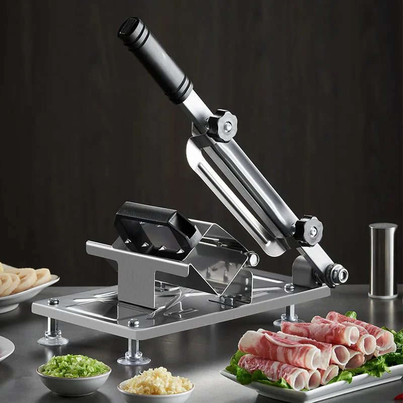 GIANXI Varkensbuik Groentesnijder Bevroren Vleesverwerker Snijmachine Schapenvlees Rollen Cutter Fruit Gemakkelijk Snijmachine Keuken Accessoire