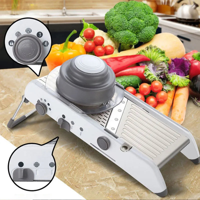 Handmatige snijmachine Multifunctionele groentesnijder Gadgets Handmatige keukenmachines Rasp Machineprocessor Snelle snijmachine Keukengereedschap