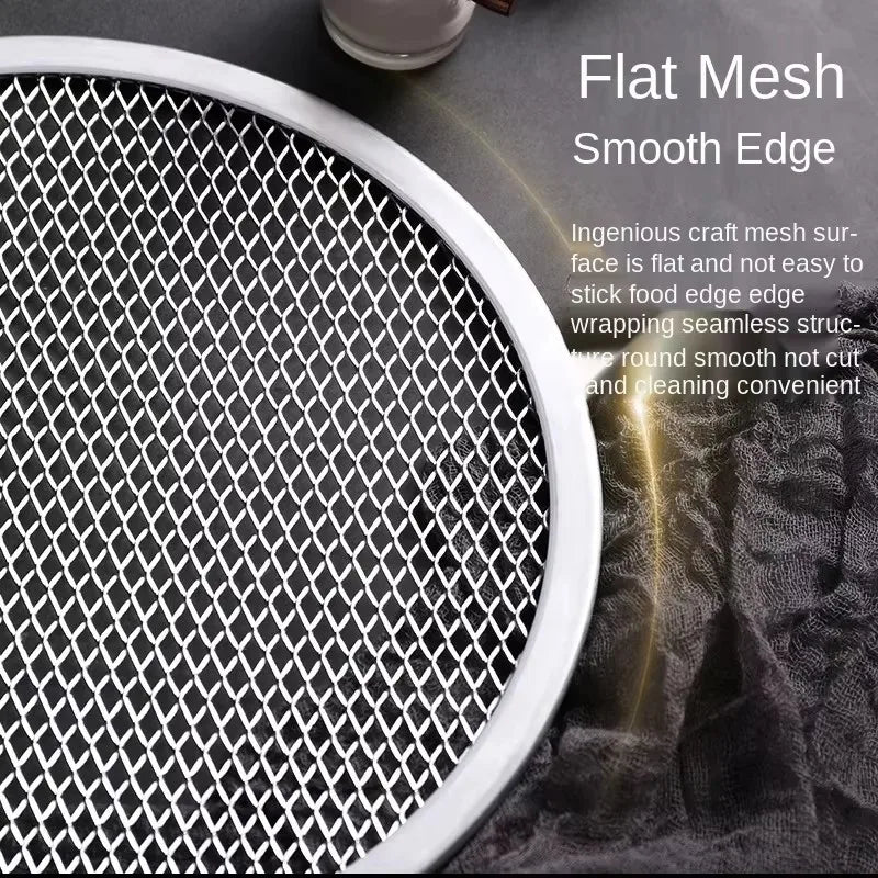 Non stick Pizza Screen Pan Baking Tray New Aluminum Metal Net Bakeware Kitchen Tools Pizza pan peel pizza stone cocina