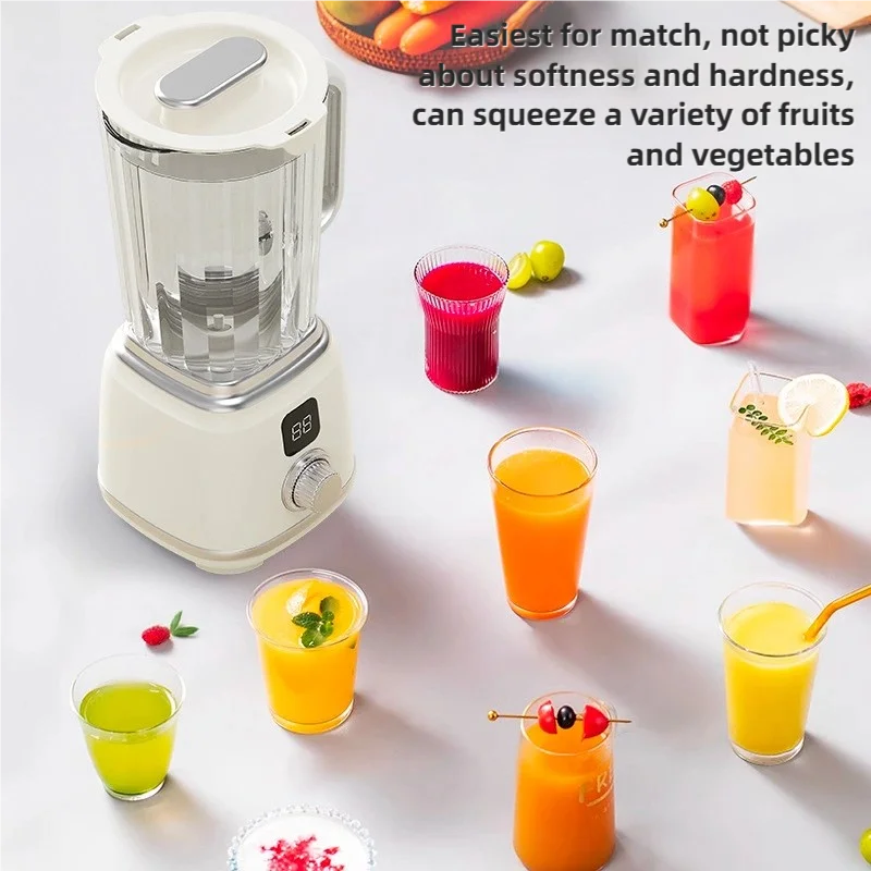 Tinsol Husholdning Blender Juicer 10 Blades Multifunktionel Juicer Ice Crusher Juice Extractor High Juice Yield Køkkenværktøj