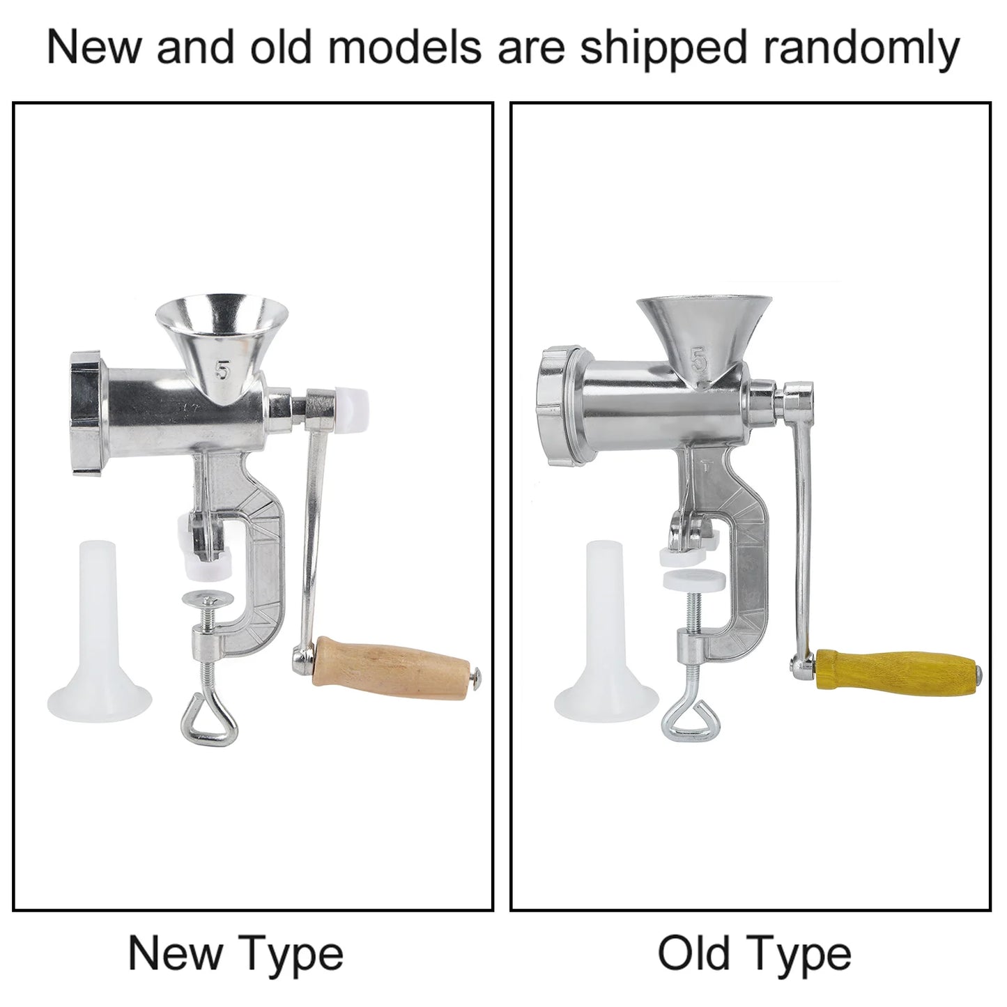 Household Aluminum Alloy Manual Sausage Meat Grinder Pepper Spice Mincer Hand Grinding Machine Kitchen Tool