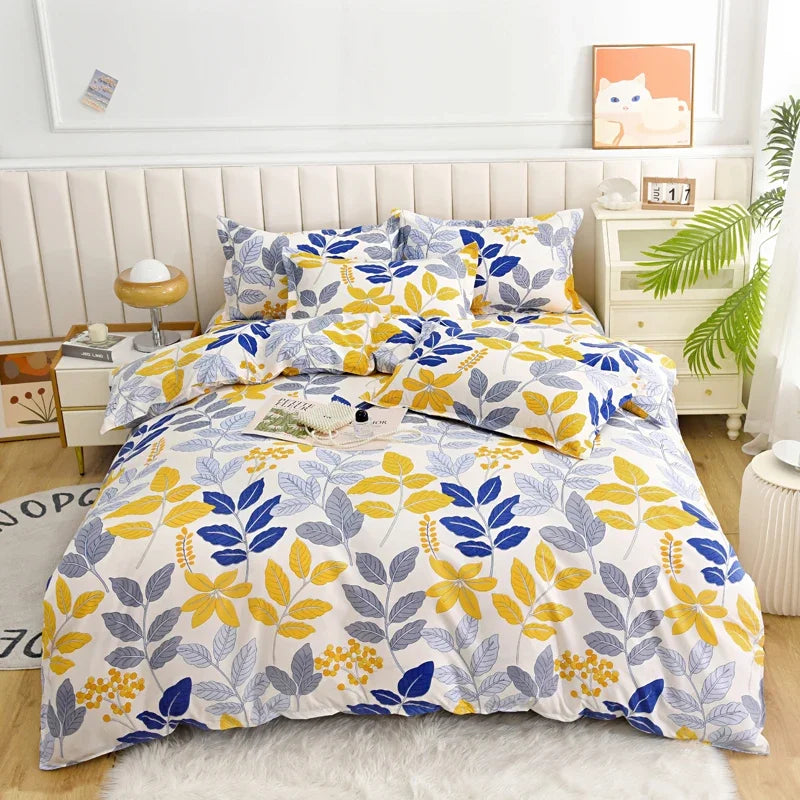 1pc Duvet cover Without Filler Aloe vera cotton synthetic fiber material,Soft Breathable And Comfortable Bedroom bedding