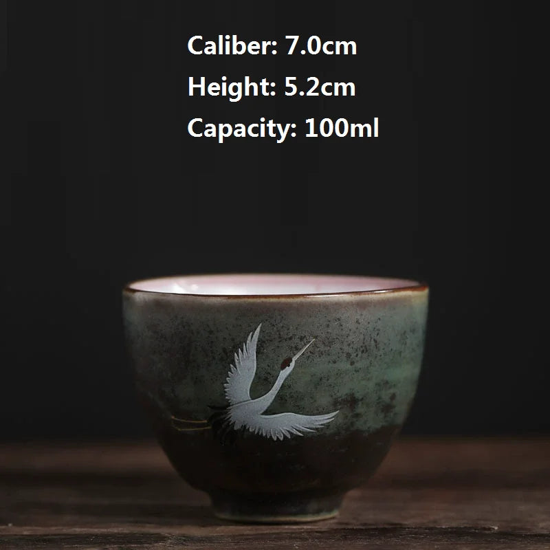 1pcs Japanese Style Ceramic Coffee Cup Porcelain Personal Single Pottery Tea Cups Drinkware Wine Mug Water Mugs