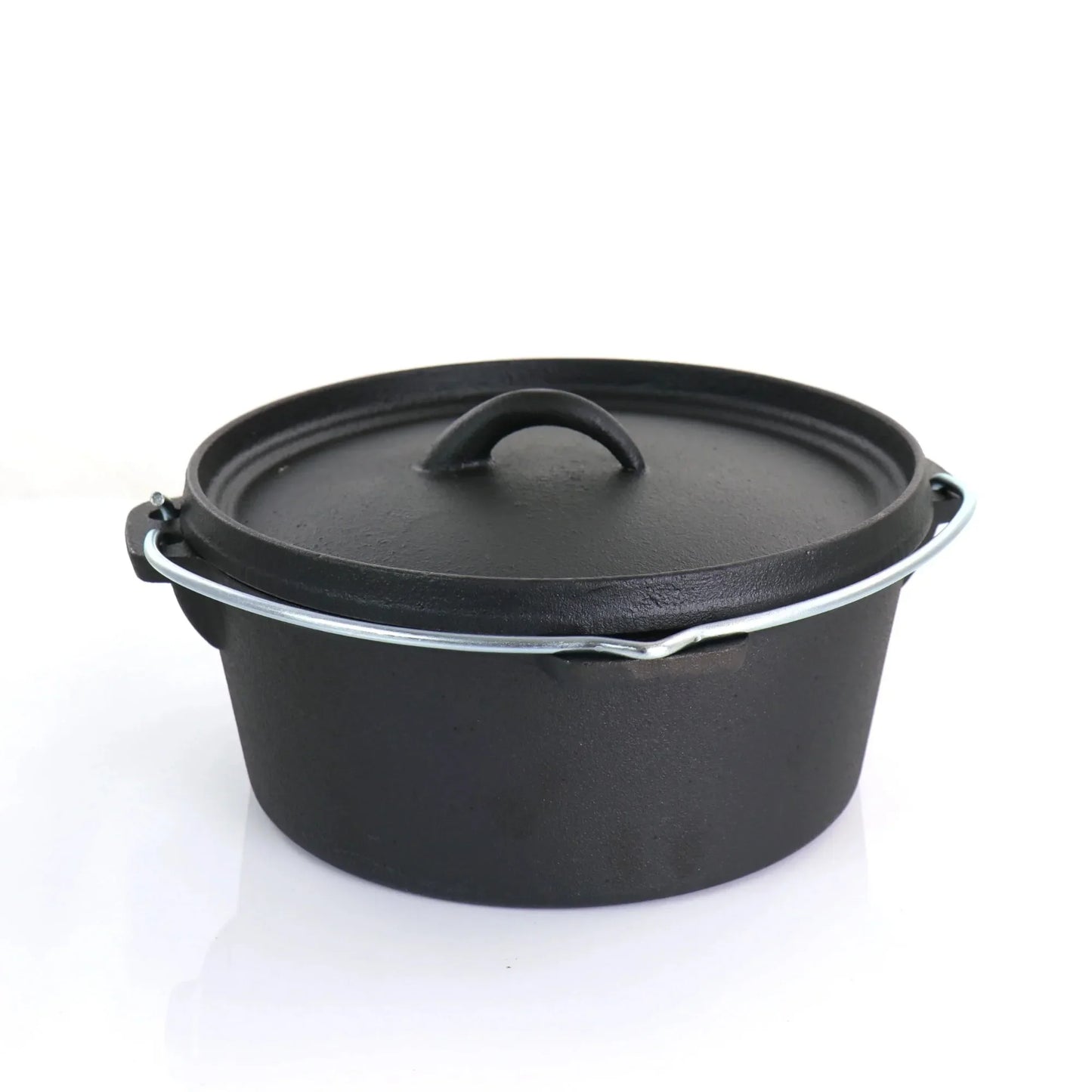 Pre-Seasoned 5-Piece Cast Iron Cookware Set, Non-Stick Pots & Pans for Oven, Stovetop & Grill, Even Heat Distribution