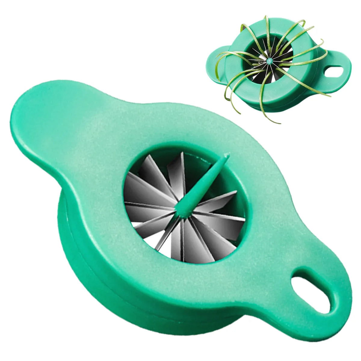 Shred Zijde Mes Snijmachine Lente-uitjes Cutter Speedy Food Chopper Groente Rasp Cuisine Outils Uien Shredder Keuken Accessoires
