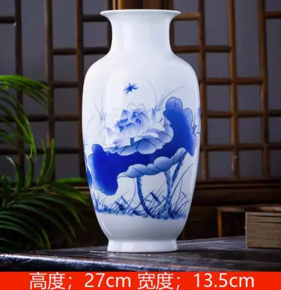 Jingdezhen keramična vaza vintage kitajske tradicionalne vaze domača vaza živali vaza fino gladko površinsko opremljanje člankov