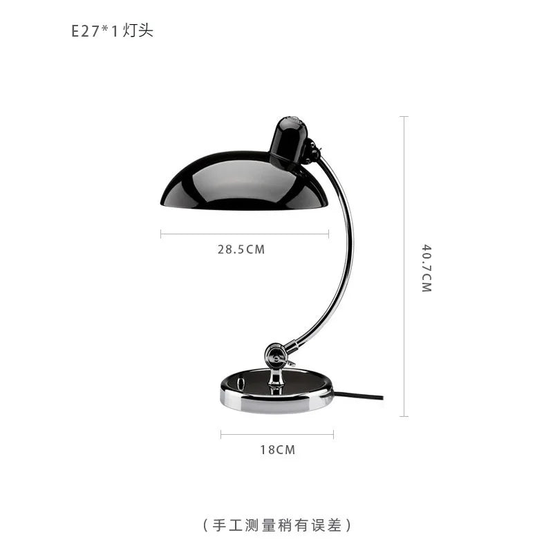 Danish Bauhaus Student Eye-protecting Reading Bedroom and Study Nordic Simple and Light Luxury Internet-famous Ins Bedside Lamp