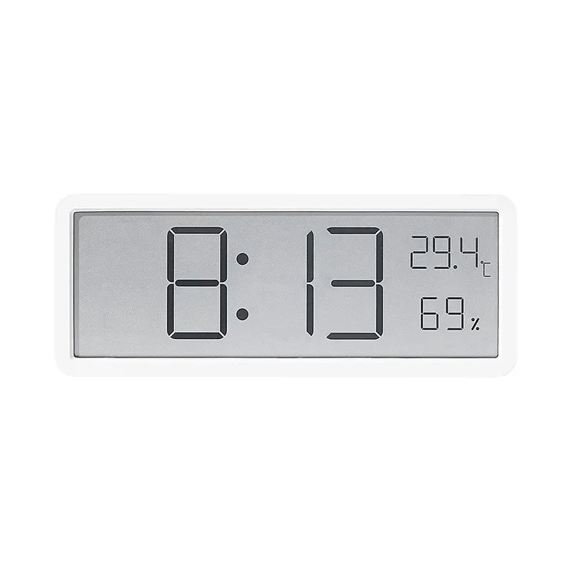 Screen Digital Wall Clock Time Temperature Humidity Display Electronic Clock Hanging Desktop Digital Home Decor Items Decoratio