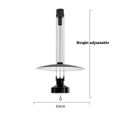 Nordic Italy Designer Modern Creative Living Room Pendant Lamp Retro Art Bedside Bedroom Study Adjustable Pendant Lamp