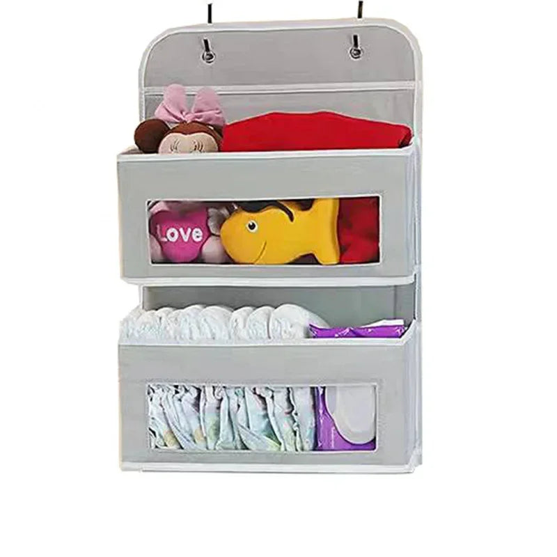 5-Shelf Hanging Storage Organizer - Behind Door, Anti-Tilt, 5 Large Capacity Pockets, Hanging Bag Suitable For Bedroom, Bathroom